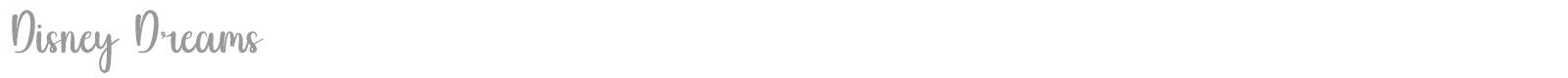 Disney Dreams font preview